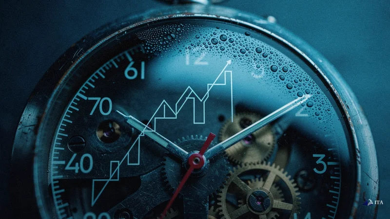 The Science Behind Indecision: How Your Brain Freezes Up: mechanical stopwatch, frozen gears, condensation