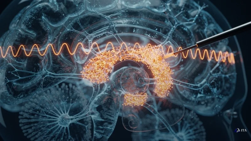 The Science Behind It: How Anchoring Hijacks Your Trading Brain: neural pathways, brain electrode, synaptic connections