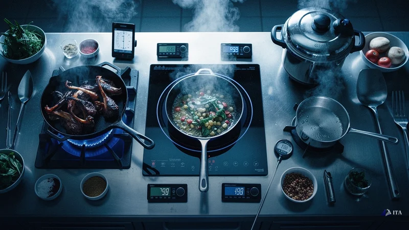 Combining Bollinger Bands with Other Indicators: synchronized cooking stations, pressure release valves, temperature monitori