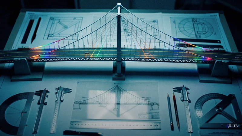 Setup 3: Squeeze at Support or Resistance: suspension bridge model, cable tension, engineering tools