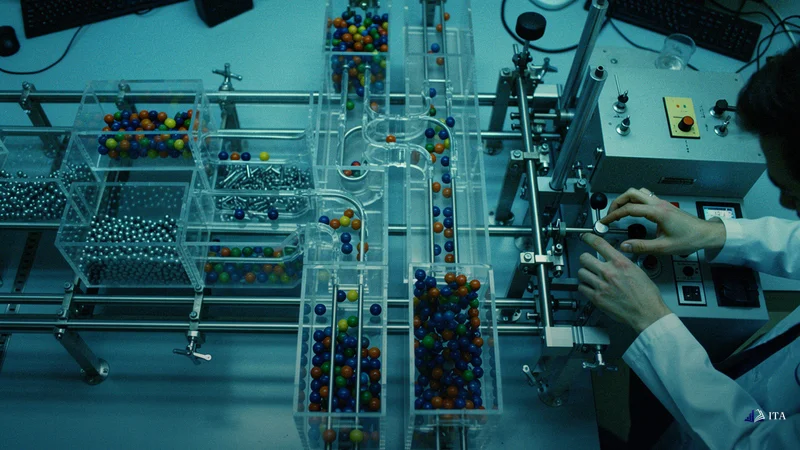 Unpacking Failure: The Data Behind Blowing Accounts: psychology laboratory, probability apparatus, colored balls