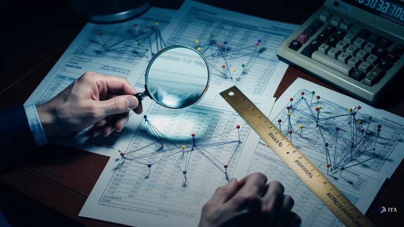 Building Resilience: A Structured Protocol for Recovery: forensic accountant, magnifying glass, trading records