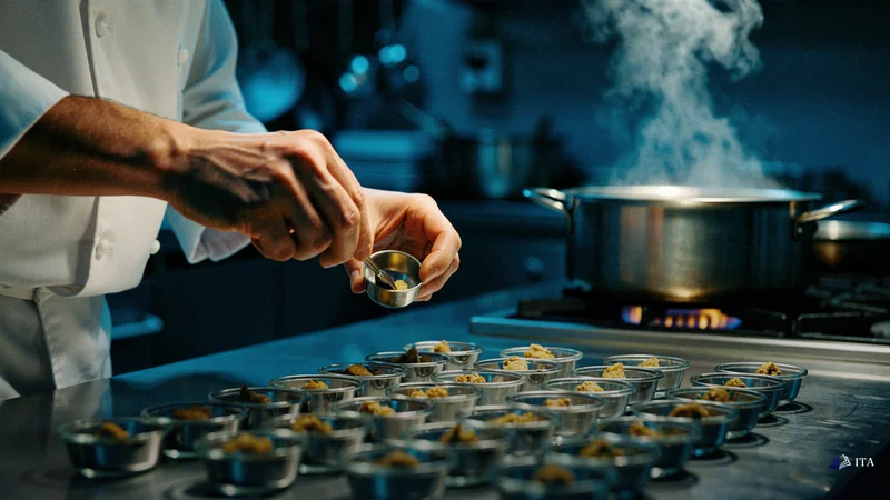 Proven Strategies: Turning Losses into Long-Term Profitability: master chef, professional kitchen, measured portions