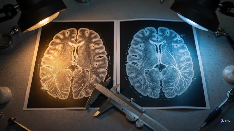 Conceptual illustration: The Science Behind It: How Your Brain Overweights Confirming Evidence