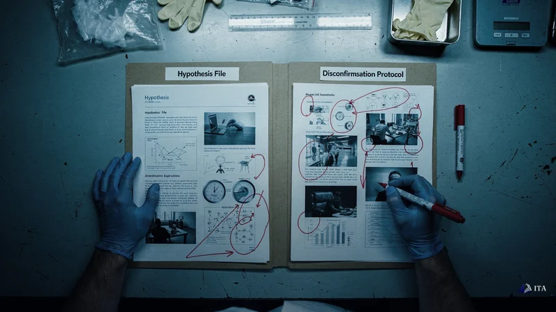 Conceptual illustration: The Protocol: Practical Defenses Against Confirmation Bias