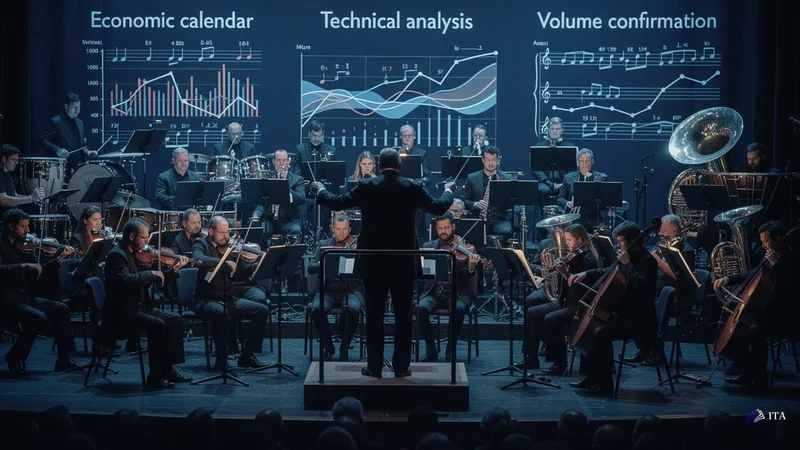 Economic Calendar Integration with Technical Analysis: conductor_podium, orchestral_sections, sheet_music