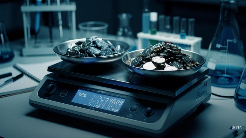The Method: Engineering Discipline Applied to Trading: balance scale, laboratory tools, measuring compounds