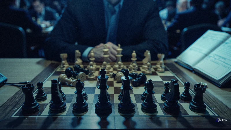 Common forex correlation mistakes, shown as a strategic chess position