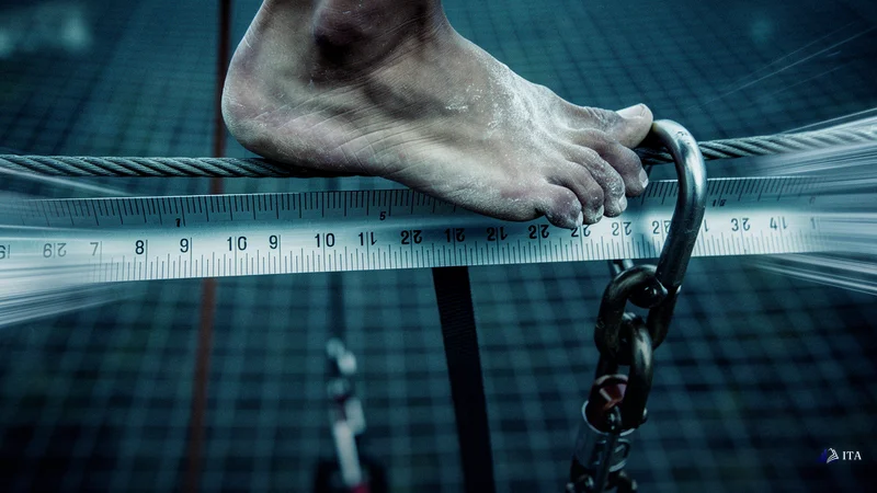 Factors That Cause Slippage in Forex Trading: tightrope, steel cable, safety harness