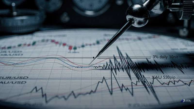 Conceptual illustration: Risk Management for XAU/USD Funded Account Trading