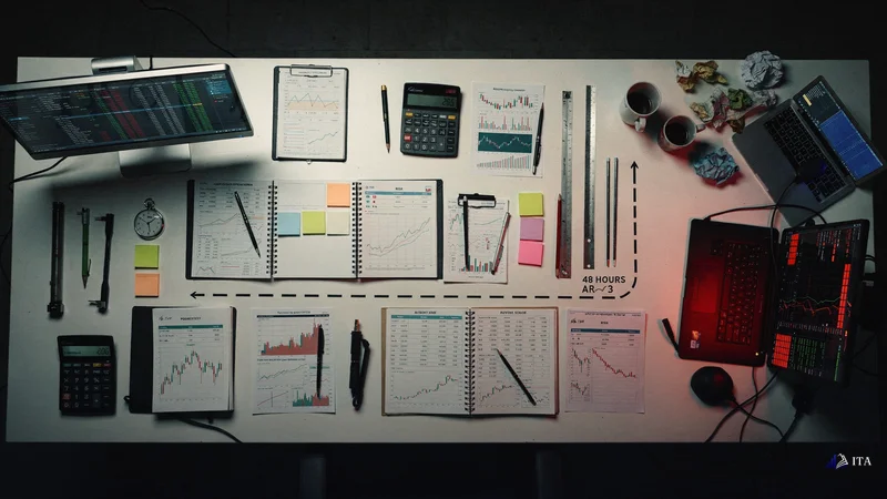 Systematic 48-hour NFP preparation checklist with precise risk calculations.