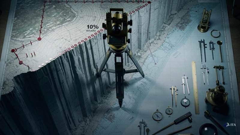 Drawdown Limits: Defining Your Real Usable Capital: surveyor transit, topographical map, boundary markers