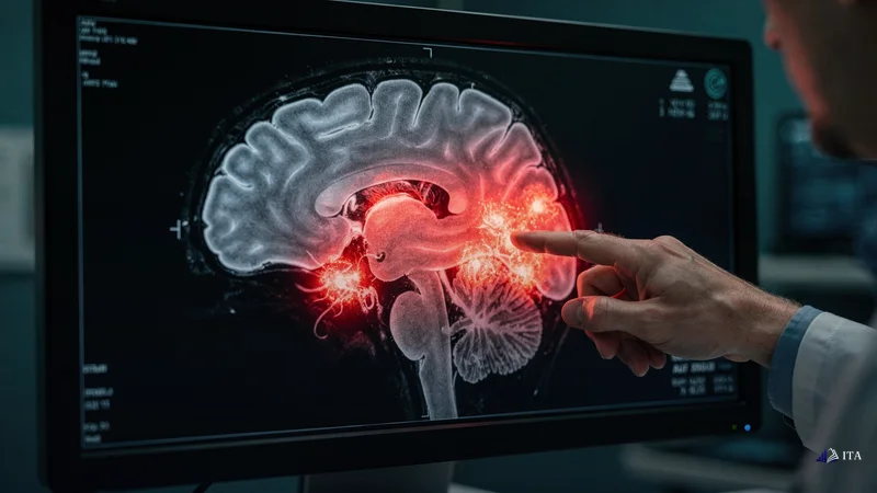 Conceptual illustration: The Neuroscience of Trading Losses: Why Your Brain Betrays You