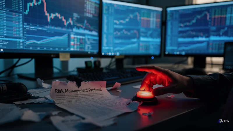 Conceptual illustration: Real Trading Scenarios: How Overconfidence Undermines Funded Accounts
