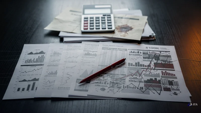 Trading account statements showing the progression from profitable to destructive trades.