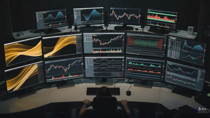 Conceptual illustration: Stochastic Oscillator in Action: Real Forex Examples