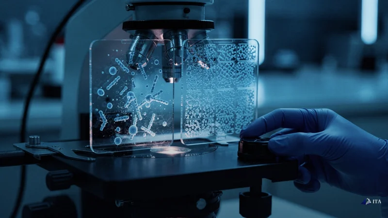 What Makes Prop Firm Trading Journals Unique?: microscope slides, cellular structures, laboratory equipment