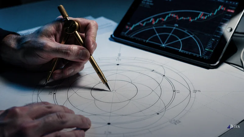Conceptual illustration: How to Draw Fibonacci Retracements Correctly for High-Probability Setups